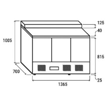 CHS3PCS dimensioni