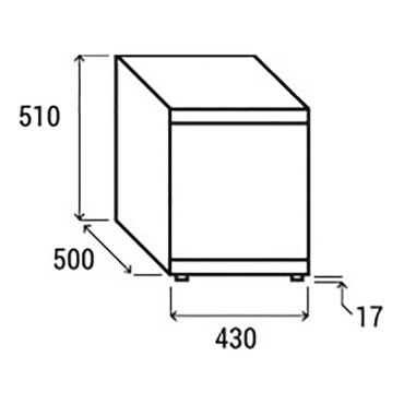 minibar frigobar chrf52 dimensioni