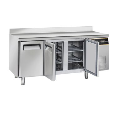 tavolo refrigerato CHTF3PG AL aperto chefline