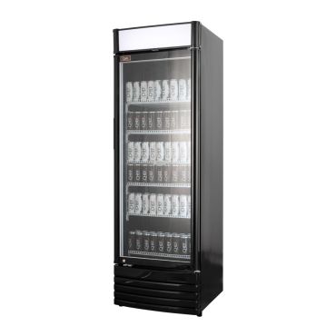 vetrina frigo bibite 350 litri con canopy chvp355cb laterale 2