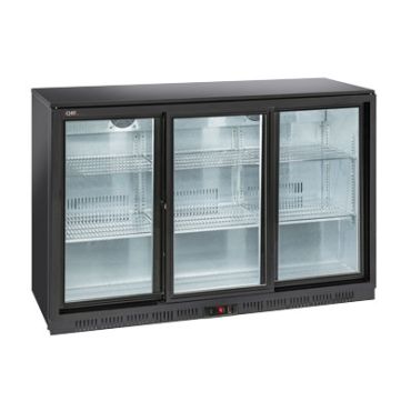 vetrinetta frigo bibite backbar 320 litri porte scorrevoli chvp3ps 