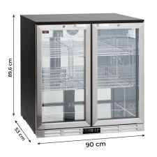 Vetrina Refrigerata 188 Litri Con Porta Battente Chefline