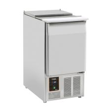 Saladette 1 Porta GN 1/1 Con Top in Acciaio Inox Apribile +0°C/+8°C