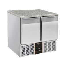 Saladette 2 Porte GN 1/1 Con Piano In Granito +0°C/+8°C