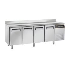 Tavolo Frigo Pasticceria Professionale Con Alzatina Chefline 4 Porte